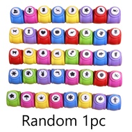 Paper Puncher Mini Paper Cutting Embossing Craft Pembolong Kertas Berbagai Bentuk isi 4 Pcs