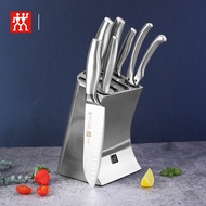 💙German zwilling Knife Set Stainless Steel Kitchen Knife Household 7-piece Set All Steel Knife Combi