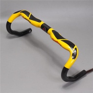 NEW EC90 Ultralight Full Carbon Fiber Road Bike Handlebar 31.8*400/420/440mm Cycling Parts 7 Colors