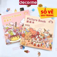 DecorMe sketchbook drawing notebook 160 pages 120gsm art drawing book art student art drawing book s