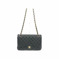 Chanel 黑金 羊皮 Jumbo 14開 肩背包