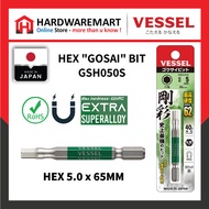 Vessel HEX "GOSAI" Bit H5 × 65 1pc GSH050S