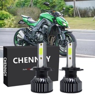 สำหรับ Kawasaki Z1000 2003-2013 KLR650 2008-2017 (โคมไฟ) - P1 LED ไฟหน้าหลอดไฟชุด 12-24V 6000K สีขาว