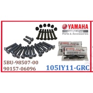 YAMAHA Y125 CRANKCASE LH RH COVER ENGINE SCREW MAGNET CLUTCH COMPLETE SKRU BUNGA HIJAU ENJIN 125Z Y1