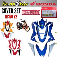 RS150 V2 RS 150 Coverset Caver Cover Set Kaver Body Kover Sticker Biru Red Repsol 06900-K56-M90ZA 100% Original Honda