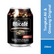 ALICAFE Tongkat Ali Dan Ginseng Original Cans Drink 250ml (HALAL)