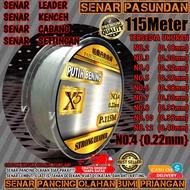 PASUNDAN FISHING LINE 100M+15M(115M) SENAR PANCING KENCEHSENAR LEADERSENAR CABANG SENAR OLAHAN ANTI