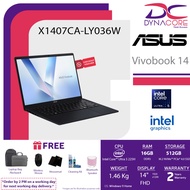ASUS Vivobook 14 X1407CA-LY036W BLK(U5 225H/16GB DDR5 Ram/512GB/14"FHD/INTEL/W11) 2Years warranty