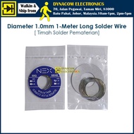 Diameter 1.0mm 1-Meter Long Solder Wire [ Timah Solder Pematerian]