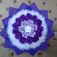 BUKET BUNGA MAWAR PALSU MEWAH / BUKET WISUDA COWOK CEWEK / BUKET PERTUNANGAN / BUKET HARI IBU/ BUKET