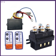 【BET】12V 500A Winch Remote Contactor Winch Control Solenoid Relay Twin Remote[my]