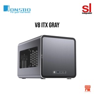 JONSBO V8 ITX Aluminum Gaming PC Case Gray