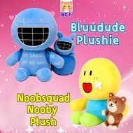 BCT✨Bluudude Plushie Doll Forsaken C00lkidd Bluudude Plush Toys Cute Noobsquad Nooby Plushy Fun 2-in