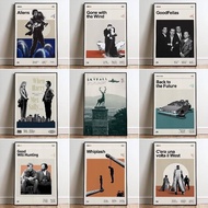 GoodFellas Aliens Skyfall Movie music Album Canvas Poster | Minimalist | Midcentury Poster | Wall Ar
