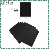 TOYMYTOY 12PCS A4 2Pockets Kraft Paper File Folder Holder Document Folder Office Project File Presen