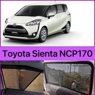 Magnetic Car Window Sunshade for Toyota SIENTA NCP170 2016-Up Car Curtains Car Sunshade UV Protectio