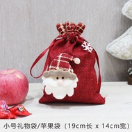 YQ Christmas Gift Bag Christmas Eve Apple Bag Santa Claus Gift Bag Portable Candy Bag Christmas Eve Fruit Packaging