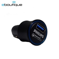 Philips Car Charger Socket USB Quick/Fast Charging 18W (Dlp2552Q/9)