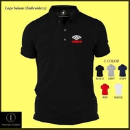 Microfiber Quick dry Jersi Jersey Polo T Shirt Logo Sulam Embroidery Umbro Dry Fit FFP111