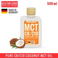 HEALTHOLICIOUS / KETO PLUS+ PURE MCT: COCONUT MCT OIL C8/C10 (MADE IN GERMANY)/ น้ำมันมะพร้าวสกัด เอ็ม ซี ที ออยล์ / สินค้านำเข้าจากประเทศเยอรมัน