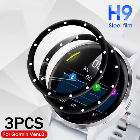 For Garmin Venu3 Venu 3S 3D Curved Screen Protector Soft Smartwatch Protective Film Cover for Garmin
