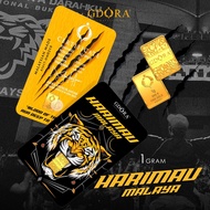 GDORA Gold Bar 1.00gram '' Harimau Malaya '' 999.99
