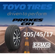 (POSTAGE) 205/45/17 TOYO PROXES CR1 NEW CAR TIRES TYRE TAYAR