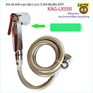 Vòi xịt nhà vệ sinh cao cấp Luxta KAG-LX550 vòi xịt gác vòi Đầu đút có chức năng giữ nước xịt siê