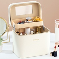 [2.3,000 People Praise] Korean Version Desktop Cosmetic Bag Portable Large-Capacity High-End Influen