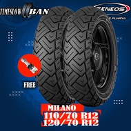 Paket Ban Motor VESPA MATIC // ZENEOS MILANO 110/70 Ring 12 - 120/70 Ring 12 Tubeless