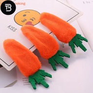 TB 2pcs Easter Rabbit Carrot Hair Clips Plush Bunny Hairpins Girls Hair Accessories Easter Decoratio