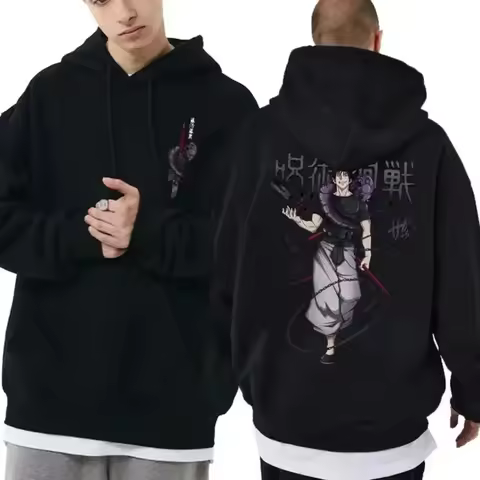 Japanese anime hoodie Jujutsu Kaisen Fushiguro Toji Graphic men's fashion manga street wear men's an