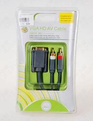 XBOX360高解析VGA AV端子線 VGA HD AV Cable(副廠)【台中恐龍電玩】