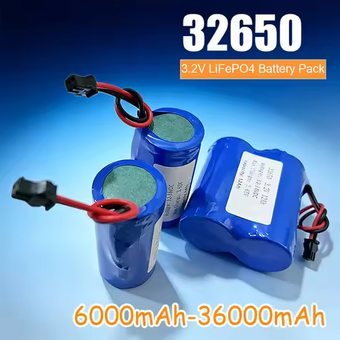 32650 3.2V LiFePO4 Battery Pack Lithium Iron Phosphate Cell for Outdoor Solar Street Light Lamp Floo