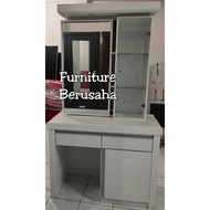 Meja rias cermin sliding ( BISA COD )