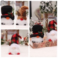 NIGEL Elf Gnome Light, Antlers Dwarf Rudolph Gnome Glowing Doll, Creativity Lattice Hat Snowman Glow