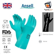 ANSELL 37-175 Sol-Vex 13″ Chemical Gloves, Size 7-11