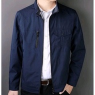 Bahan import premium fashion pria dewasa/jaket kantor/jaket casual/jaket cowok masa kini terbaru/jak