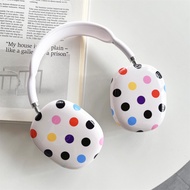 For for airpods max Headset Earmuffs Protective Case Polka Dot Earphone Case Shockproof Earphone Soft Case airpods max Scratch-resistant Protective Case