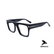 DEMODAS YL99255 Photochromic Lens Square Glasses Bluechromic Anti-Radiation Blueray Minus
