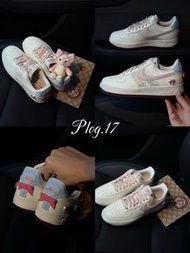 💥現貨💥 軟萌少女心滿分 玲娜貝兒主題 Nike Air Force 1 情人節限定空軍一號低幫休閒女款板鞋 | Nike Air Force 1 LinaBell Themed Valentine'