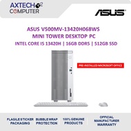 Asus V500MV-13420H068WS Mini Tower Desktop PC White ( i5-13420H, 16GB, 512GB SSD, Intel, W11P, HS+M3