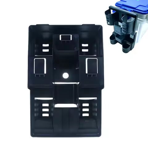 Upright Pole Cylinder Double Pole Inserting Device Fishing Box Pole Bracket Fishing Gear Pole Hangin