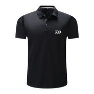 2018 Summer DAIWA Fishing Clothing Quick Drying Breathable Outdoor Stretch Polo Shirt Sun Protection
