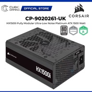CORSAIR CP-9020261-UK HX1500I POWER SUPPLY WITH FULLY MODULAR ULTRA LOW NOISE PLATINUM ATX 1500 WATT