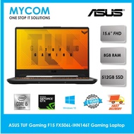 ASUS TUF Gaming F15 FX506L-IHN146T Gaming Laptop (I5-10300H, 8GB, 512GB SSD, 15.6 FHD 144HZ, GTX 1650Ti 4GB, W10, 2YRS)