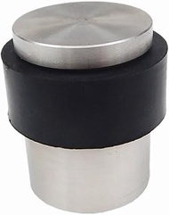 ECREW Solid Stainless Steel with Rubber Bumper-Sarfety Floor Mount Doorstop Heavy Duty Home Commerci