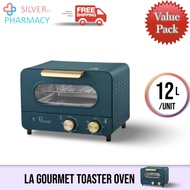 [Free Gift only! Not for Sale] La Gourmet Vintage Collection Toaster Oven 12L [Dark Green]