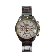 SEIKO mens watches Spirit chronograph quartz wrist watch analogues stainless WHT SLV 8T63-00D0 Direc