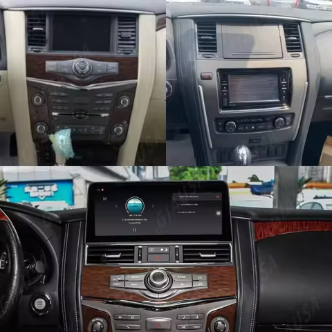 For Nissan Patrol Armada Y61 Y62 Infiniti QX80 2011-2022 Android 14 Car Multimedia Video Player Radi